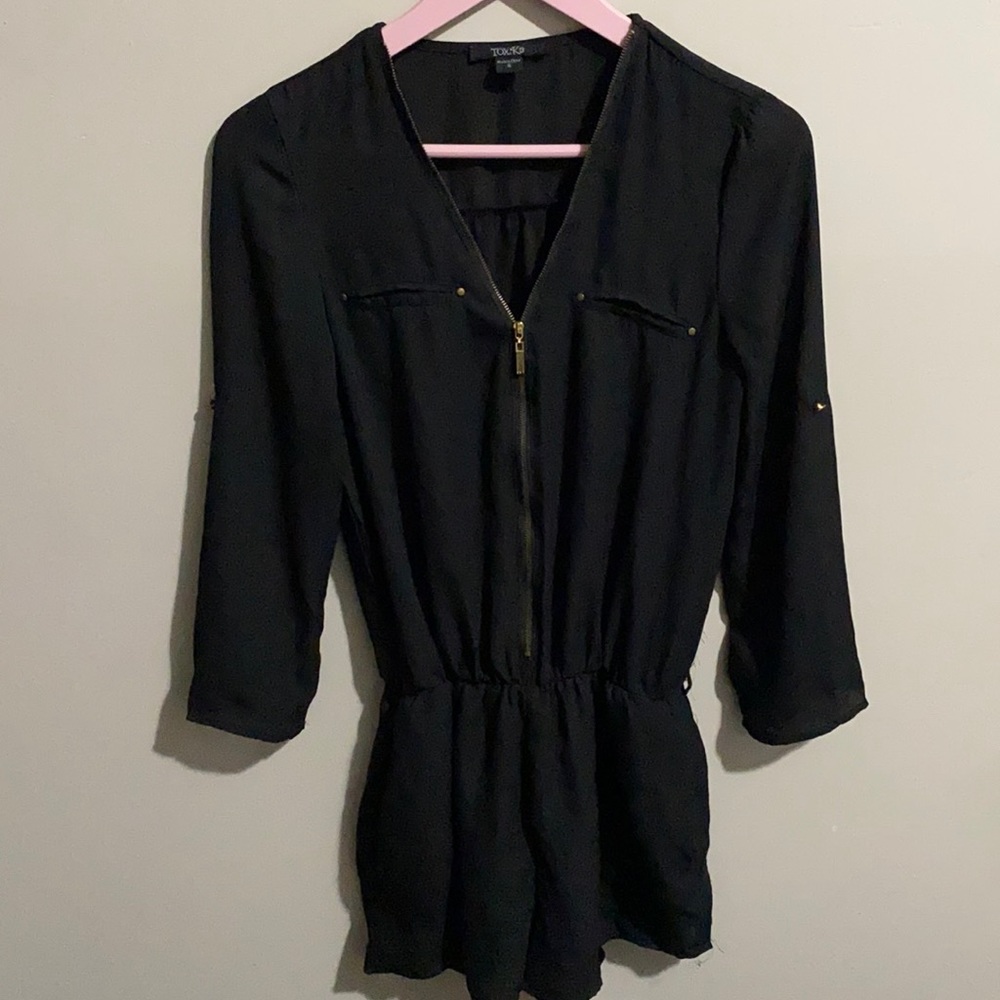 All Black Romper